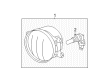 Toyota Yaris Fog Light Diagram - 81220-02110