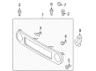 Toyota FJ Cruiser Grille Diagram - 53100-35B00