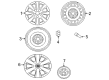 Toyota Wheel Cover Diagram - 42602-06020