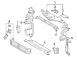 Toyota Sienna Radiator Support Diagram - 16595-F0230
