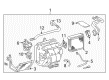 Toyota Land Cruiser Ambient Temperature Sensor Diagram - 88625-47011