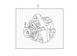 Toyota Tundra Alternator Pulley Diagram - 27411-50290