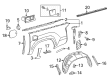 Toyota Sequoia Fuel Door Hinge Diagram - 77366-35030