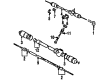 Toyota Starlet Rack and Pinion Boot Diagram - 45536-12011