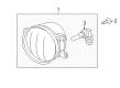 Toyota Avalon Fog Light Diagram - 81220-08020