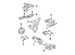 Toyota Prius Engine Mount Diagram - 12325-21150