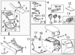 Toyota Center Console Base Diagram - 58810-07130-C1
