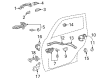 Toyota Prius Rear Passenger Door Handle Latch Diagram - 69050-47050