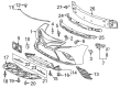Toyota Bumper Diagram - 52119-0X938