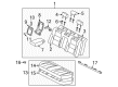 Toyota Avalon Armrest Diagram - 72830-AC070-E0