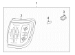 Toyota Tacoma Side Marker Light Diagram - 81610-04040
