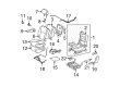 Toyota Highlander Seat Cover Diagram - 71076-0E160-E1