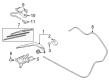 Toyota Yaris Windshield Washer Nozzle Diagram - 85391-52150