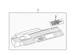 Toyota Prius Plug-In Emblem Diagram - 11291-37070