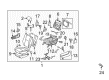 2010 Toyota Tundra Seat Cover Diagram - 71073-0C510-B2