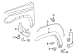 2022 Toyota 4Runner Mud Flaps Diagram - 76621-35150