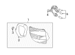 Toyota Celica Light Socket Diagram - 81555-2B530