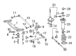 Toyota Avalon Trailing Arm Bushing Diagram - 42210-20010