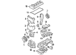 Toyota Corolla Intake Manifold Gasket Diagram - 17176-16020