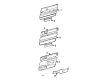 1984 Toyota Camry Armrest Diagram - 74220-32030-03