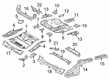 Toyota Prius AWD-e Floor Pan Diagram - 58311-47110