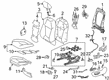 Toyota bZ4X Seat Heater Switch Diagram - 87501-0R030