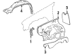 Toyota Pickup Mud Flaps Diagram - 76622-39055