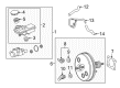 Scion Brake Booster Diagram - 44610-09C80