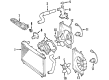Toyota Sienna Cooling Fan Assembly Diagram - 16361-0A090