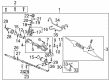 Toyota Celica Rack and Pinion Boot Diagram - 45535-32070