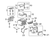 Toyota Sienna Center Console Base Diagram - 58801-08011-E0