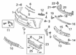 Toyota Prius Bumper Diagram - 52119-47979