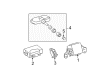 Toyota TPMS Sensor Diagram - 42607-04011
