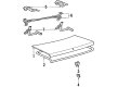 Toyota Tercel Trunk Lid Latch Diagram - 64610-20090