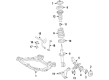 Toyota Highlander Shock and Strut Boot Diagram - 48157-0E040