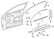 Toyota C-HR Door Moldings Diagram - 75753-F4010