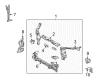 Toyota Corolla Radiator Support Diagram - 53202-02100