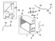 Toyota Matrix Coolant Reservoir Hose Diagram - 16261-0H100