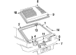Toyota Camry Trunk Lid Latch Diagram - 64610-20030