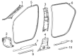 Toyota Mirai Door Seal Diagram - 62331-62010