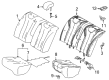 Toyota Mirai Seat Cushion Diagram - 71504-62010