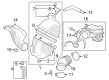 Toyota Grand Highlander Air Intake Coupling Diagram - 17881-25080