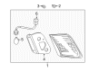 Toyota Camry Back Up Light Diagram - 81580-06230