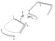 Toyota MR2 Spyder Windshield Diagram - 56101-17020