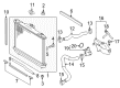 Toyota Grand Highlander Radiator Support Diagram - 16535-0V010