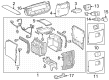 Toyota Grand Highlander A/C Switch Diagram - 55900-0EC40
