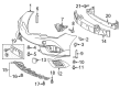 Scion Bumper Diagram - 52119-12990