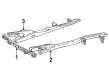 Toyota Van Front Cross-Member Diagram - 57104-28070