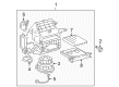 Toyota Prius Blend Door Actuator Diagram - 87106-47120