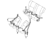 Toyota Tercel Seat Belt Diagram - 73330-16130-01